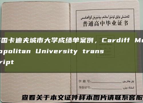 英国卡迪夫城市大学成绩单案例，Cardiff Metropolitan University transcript缩略图