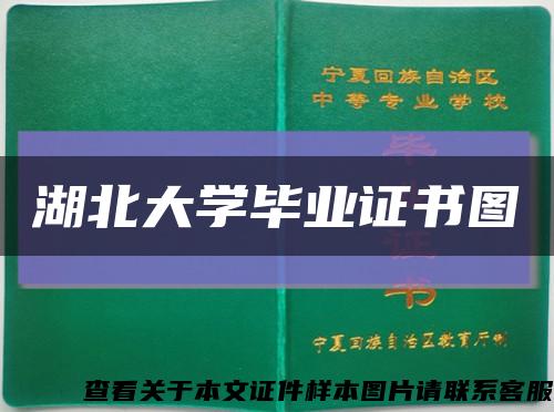 湖北大学毕业证书图缩略图