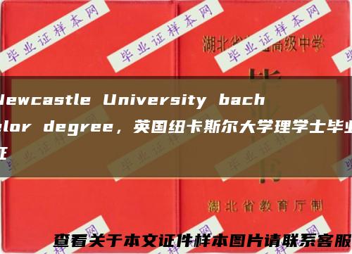 Newcastle University bachelor degree，英国纽卡斯尔大学理学士毕业证缩略图