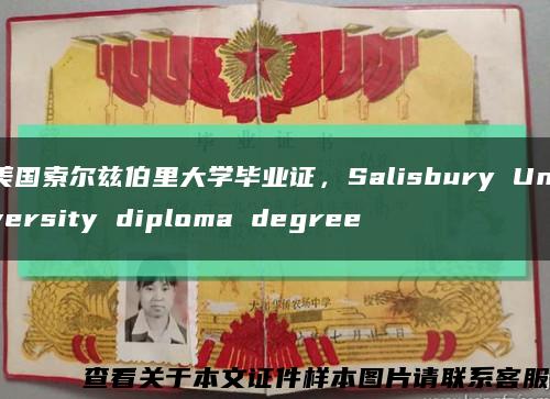 美国索尔兹伯里大学毕业证，Salisbury University diploma degree缩略图